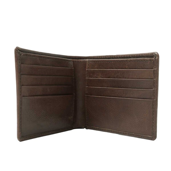 U-State Bi-Fold Tan Leather Wallet